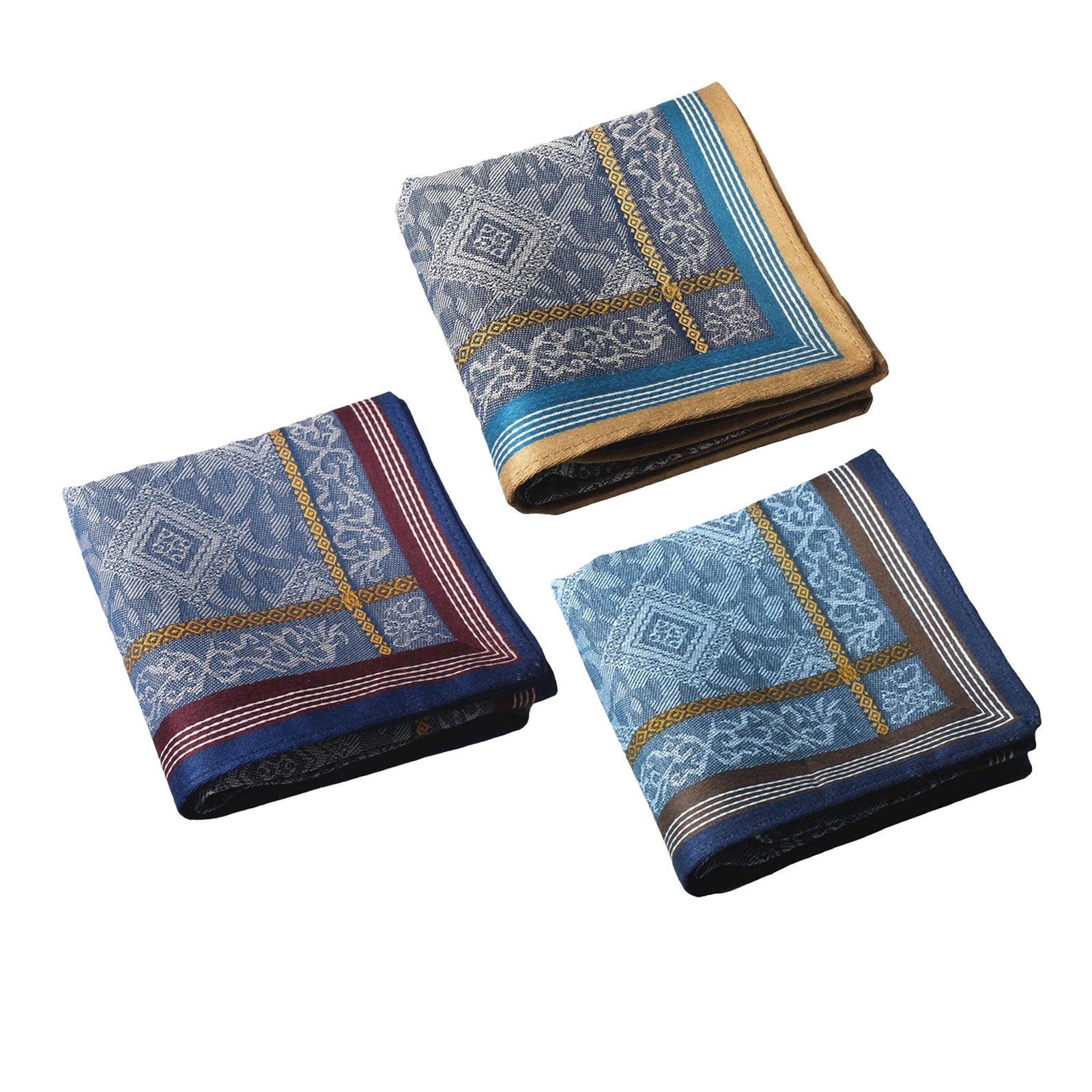 3x 남성용 손수건 행키스 포켓 스퀘어(축하용 신랑용) - Handkerchief Cotton Men 리뷰 및 가격