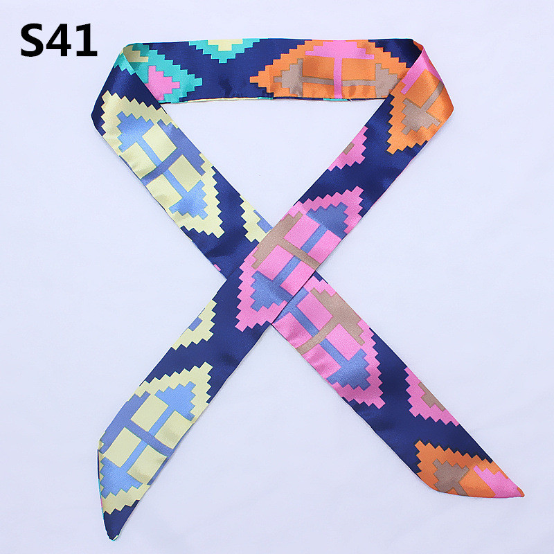 47 색상 브랜드 두건 작은 실크 가방 스카프 여성 머 - Face Scarf Mask 리뷰 및 가격