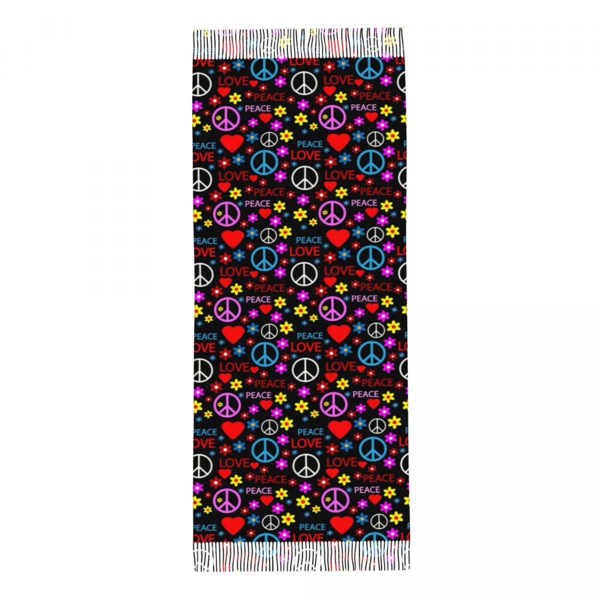 여성을 위한 평화로운 사랑 패턴 스카프 가을 겨울 파시 - Pashmina Wrap Large 리뷰 및 가격