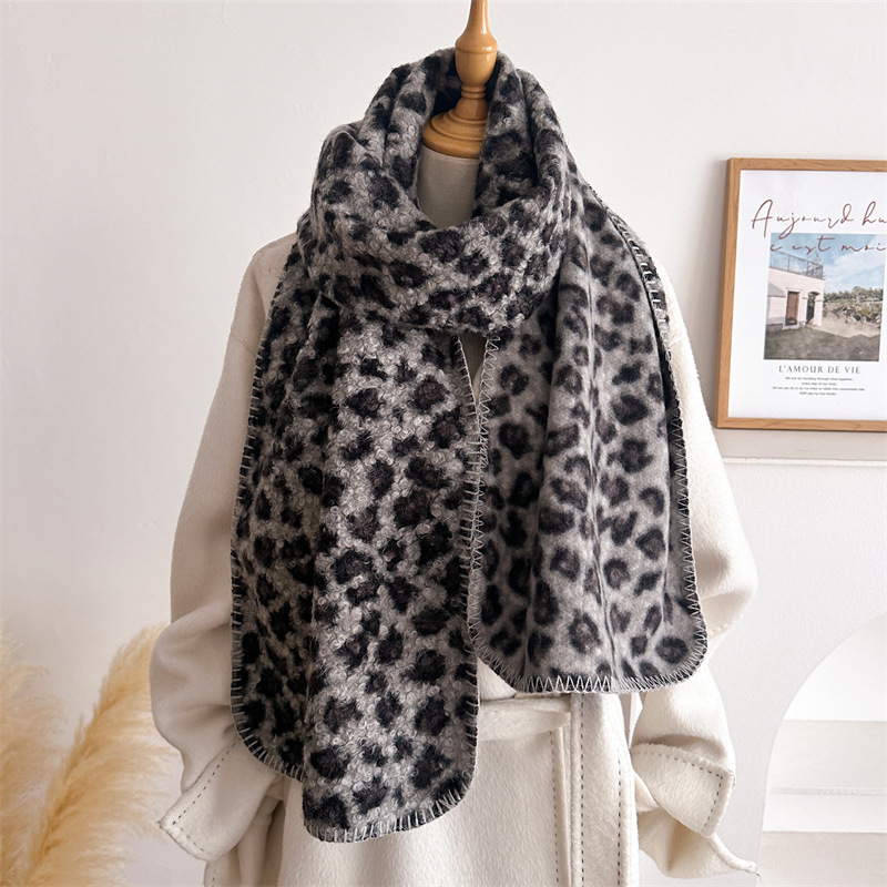 가을 겨울 레오파드 스카프 여성 럭셔리 방풍 따뜻한 시 - Pashmina Wrap Large 리뷰 및 가격