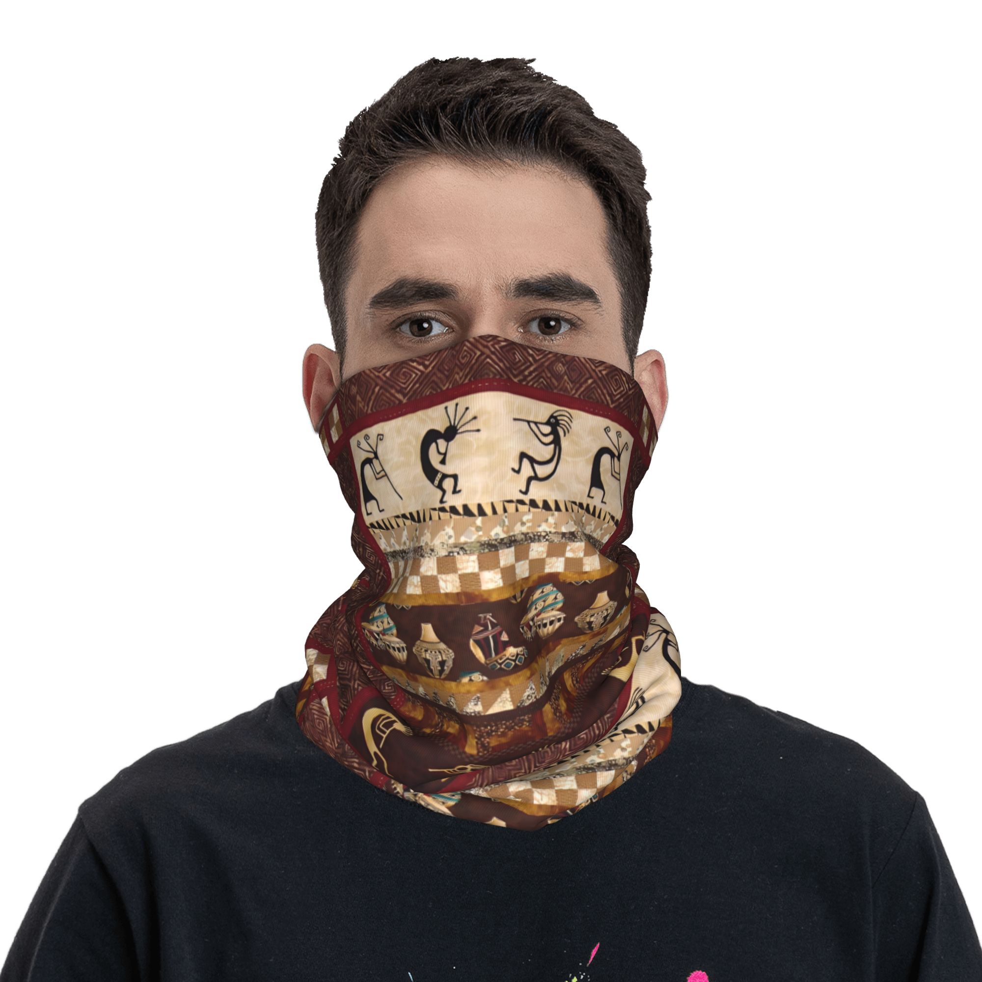 Custom Kokopelli Winter Headba - Neck Warmer Tube 리뷰 및 가격