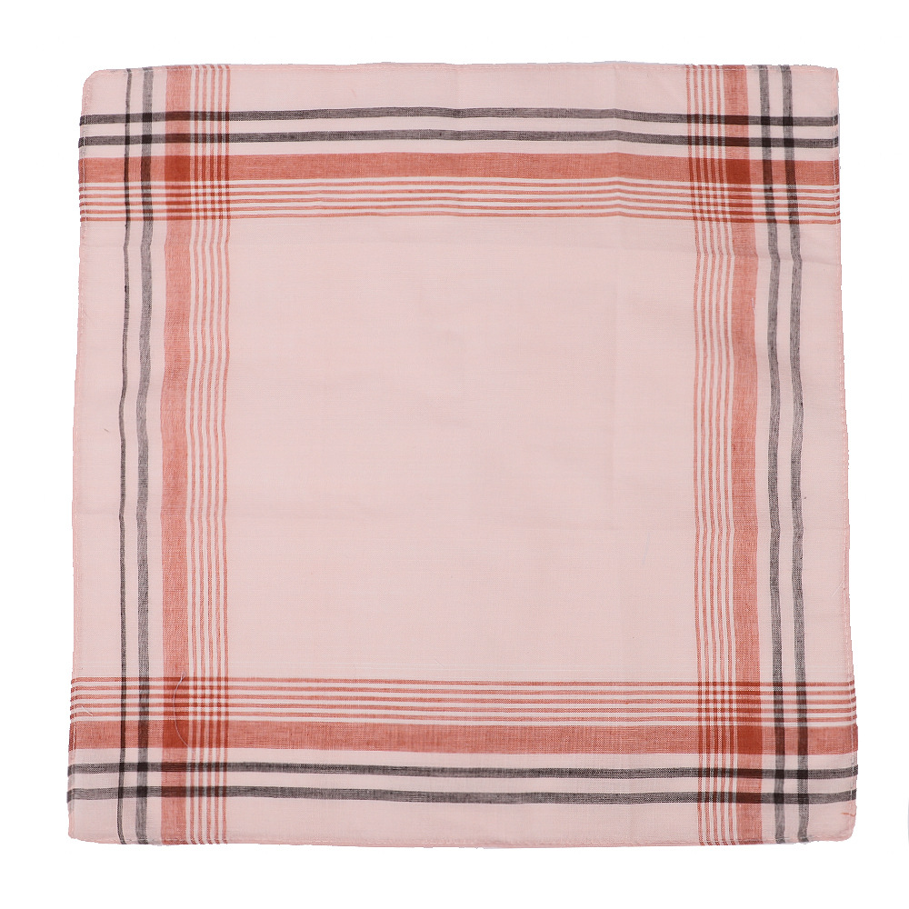 6pcs 남자의 혼합 색상 격자 무늬 줄무늬 손수건 폴 - Handkerchief Cotton Men 리뷰 및 가격