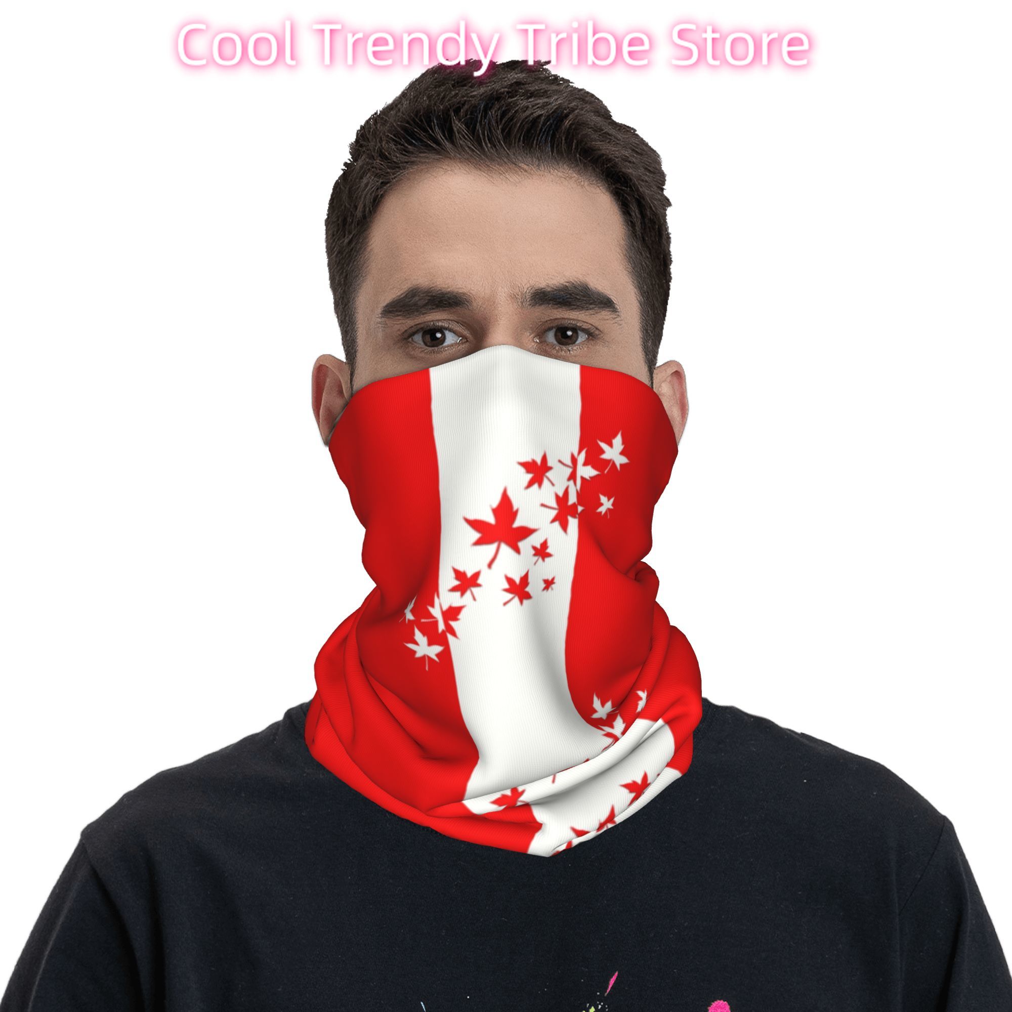 맞춤형 메이플 리프 캐나다 국기 겨울 헤드밴드 넥 워머 - Neck Warmer Tube 리뷰 및 가격