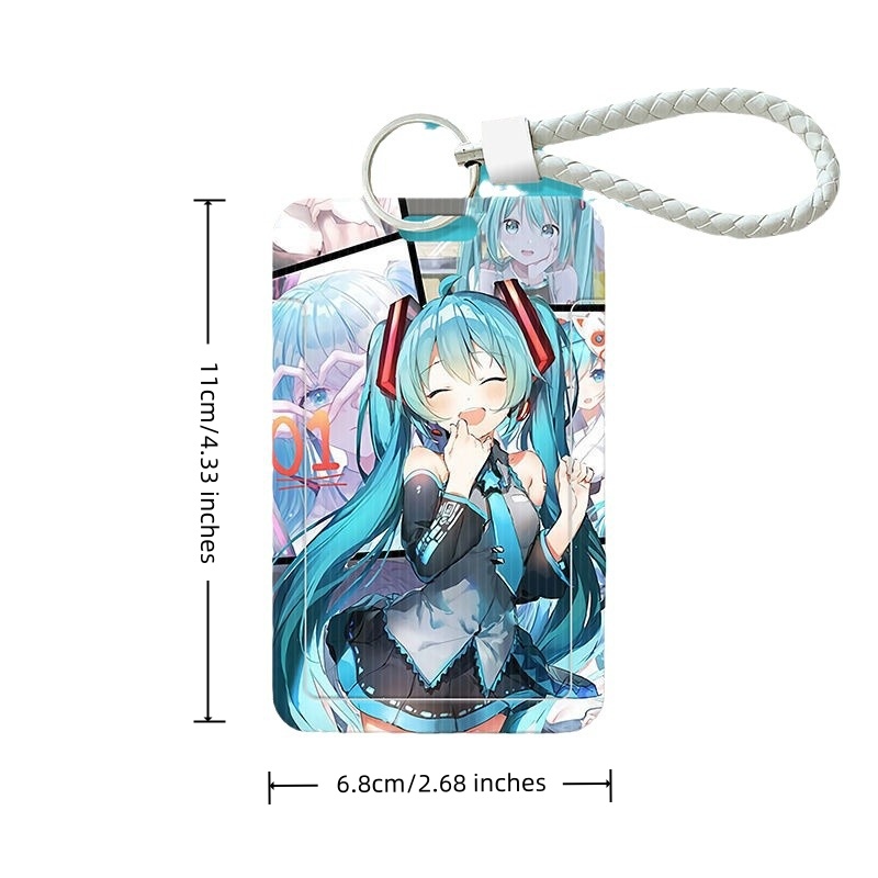 하츠네 미쿠 ID 카드 홀더, 끈 포함, 귀여운 카와이 - Lanyard Badge Holder 리뷰 및 가격