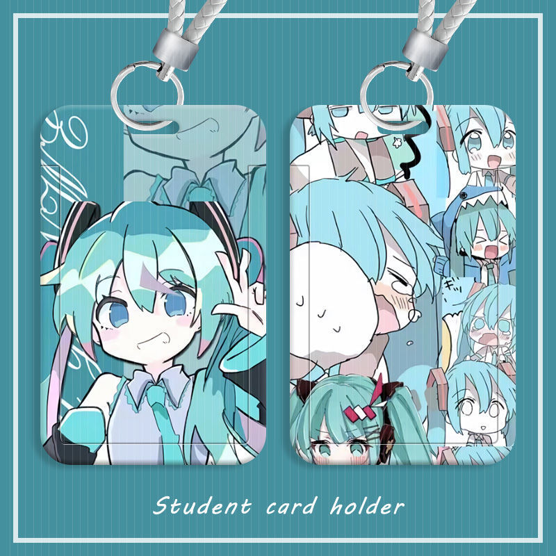 하츠네 미쿠 ID 카드 홀더, 끈 포함, 귀여운 카와이 - Lanyard Badge Holder 리뷰 및 가격