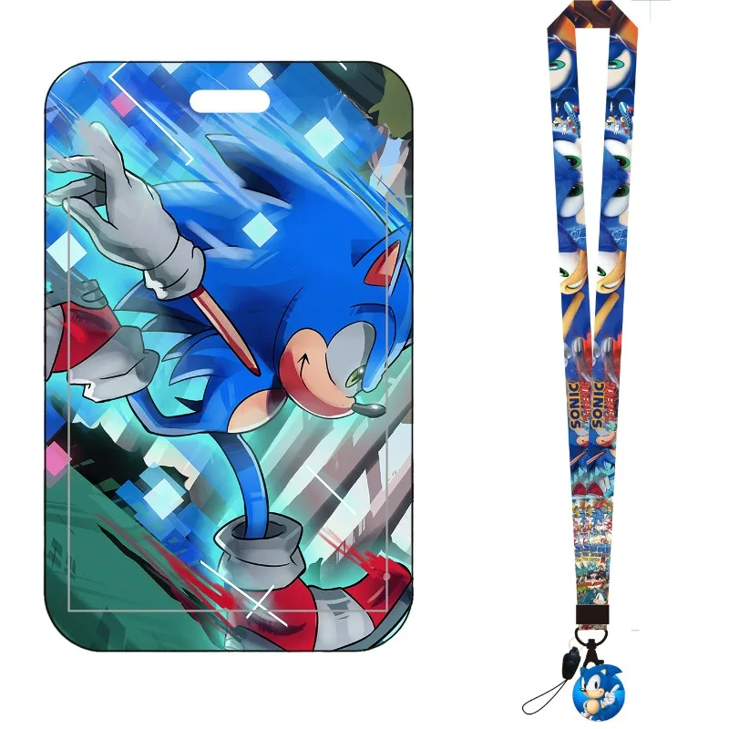 만화 속 소닉 버스 카드 홀더 학생증 커버 캠퍼스 식사 - Lanyard Badge Holder 리뷰 및 가격