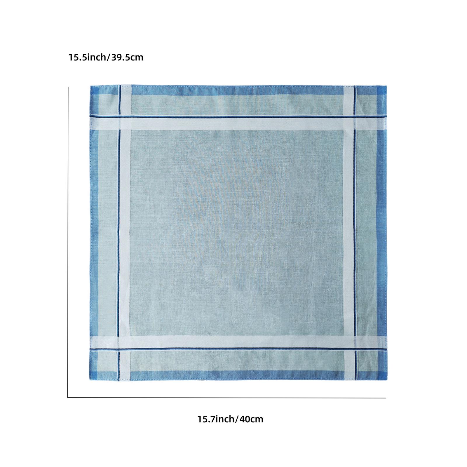 6개 포켓 스퀘어 손수건 40cm 면 남성용 손수건 파 - Handkerchief Cotton Men 리뷰 및 가격