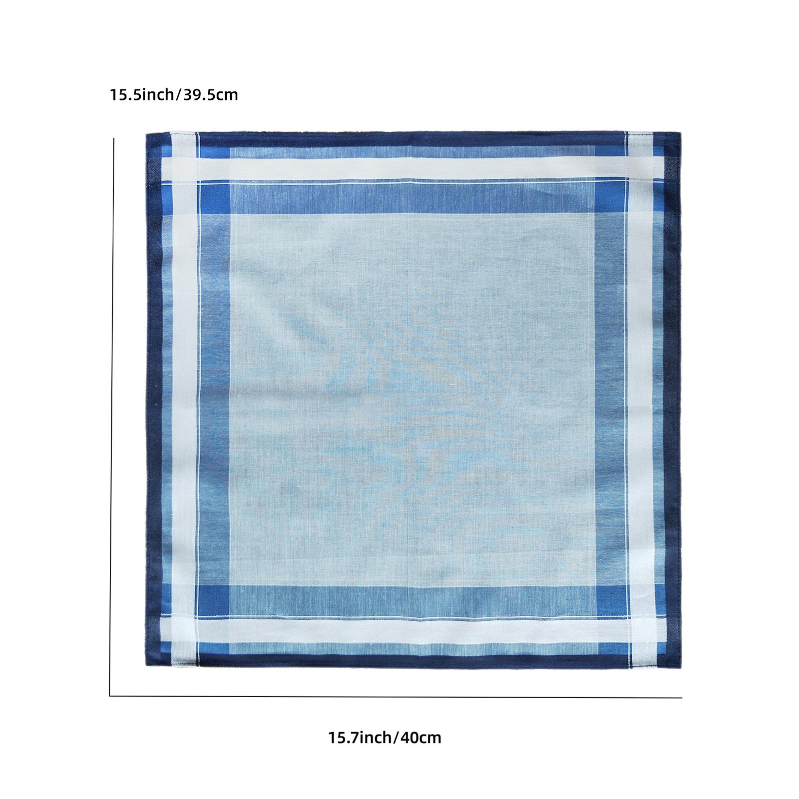 6개 포켓 스퀘어 손수건 40cm 면 남성용 손수건 파 - Handkerchief Cotton Men 리뷰 및 가격