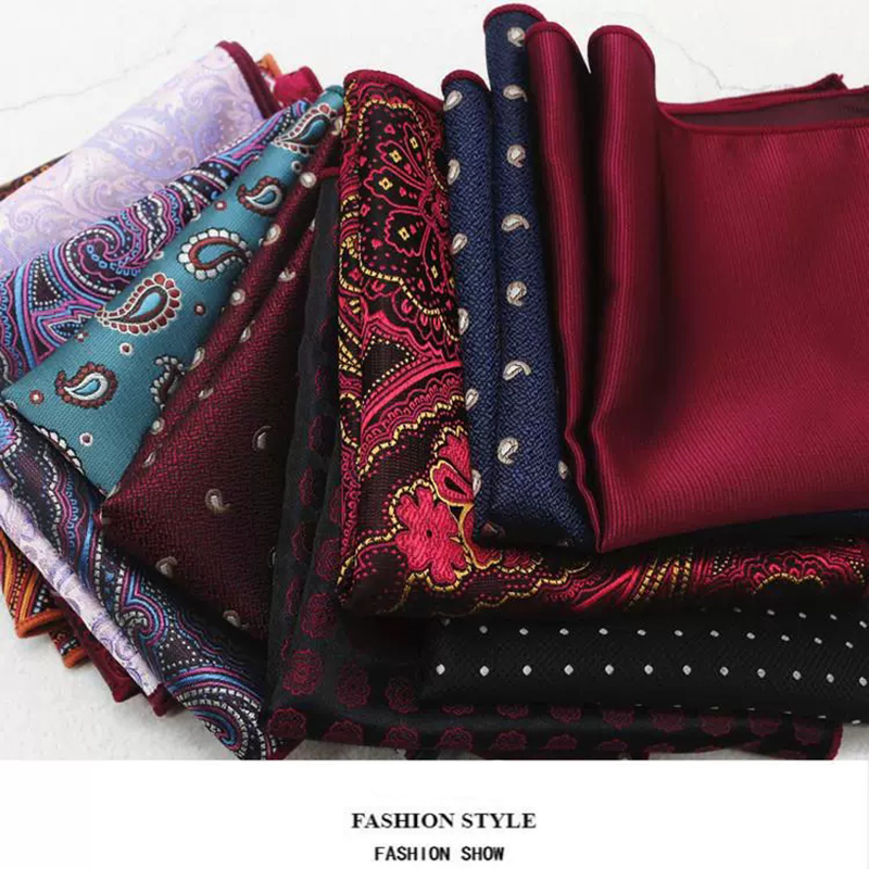 남성용 클래식 패일리 포켓 스퀘어 포멀 비즈니스 손수건 - Pocket Square Set 리뷰 및 가격