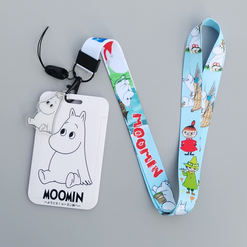 무민 만화 하드 카드 홀더 열전사 프린트 폴리에스터 랜 - Lanyard Badge Holder 리뷰 및 가격