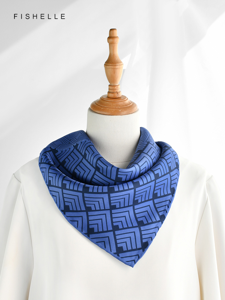 중국 클래식 블루 화이트 도자기 천연 실크 스카프, 능 - Scarf Silk Square 리뷰 및 가격