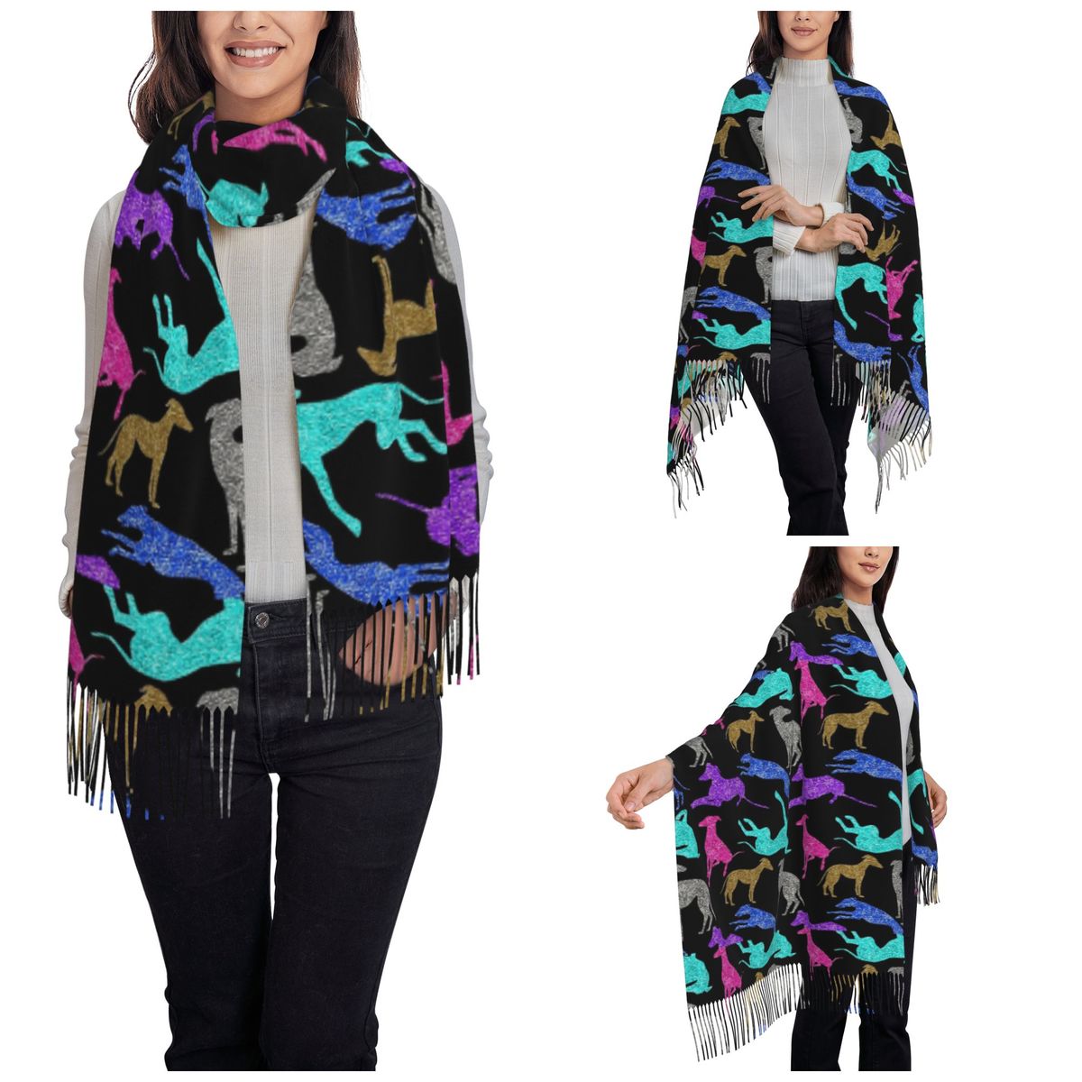 그레이트 그레이하운드 콤보 스카프 따뜻한 파시미나 숄  - Pashmina Wrap Large 리뷰 및 가격