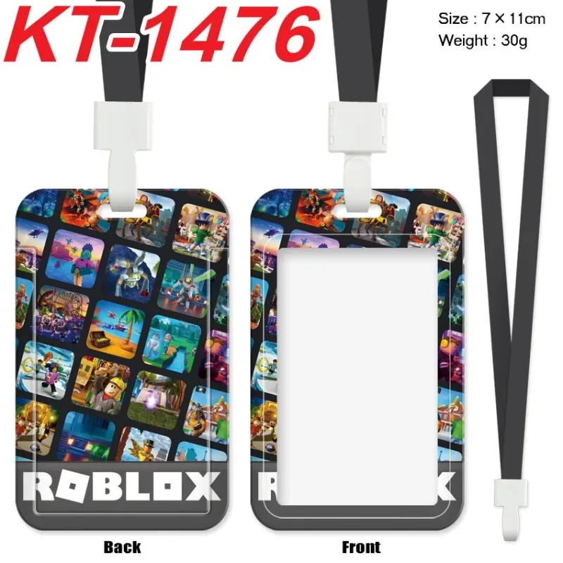 로블록스 카드 홀더 귀여운 카드 커버 끈 달린 학생 캠 - Lanyard Badge Holder 리뷰 및 가격